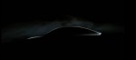 silhouette of new tesla ev teased at the 2023 Tesla annual shareholder meeting