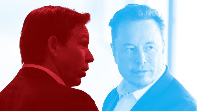 Ron DeSantis and Elon Musk