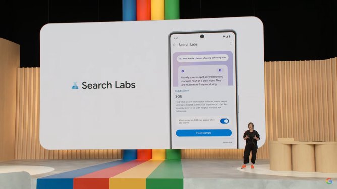 Google I/O presentation