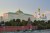 View of the Moscow Kremlin from the Bolshoy Kamenny Bridge at sunset. UNESCO World Heritage Site Ref 545. The object of the cultural heritage of the Russian Federation.