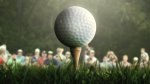 golf ball on a tee