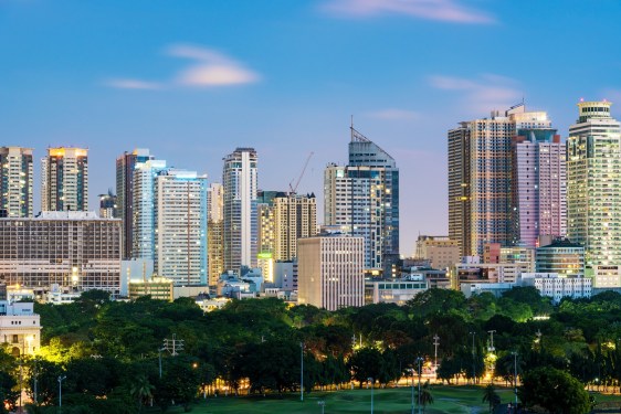 Manila skyline, used in a post about Kaya Founders