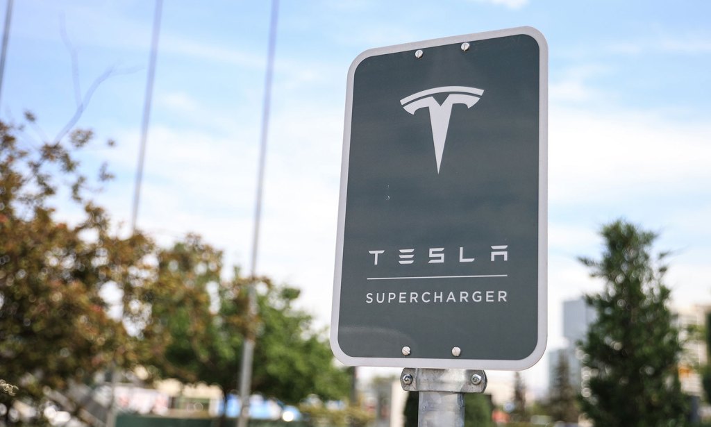 ANKARA, TURKIYE - JUNE 08: Tesla charging station board is seen in Ankara, Turkiye on June 08, 2023. (Photo by Osmancan Gurdogan/Anadolu Agency via Getty Images)