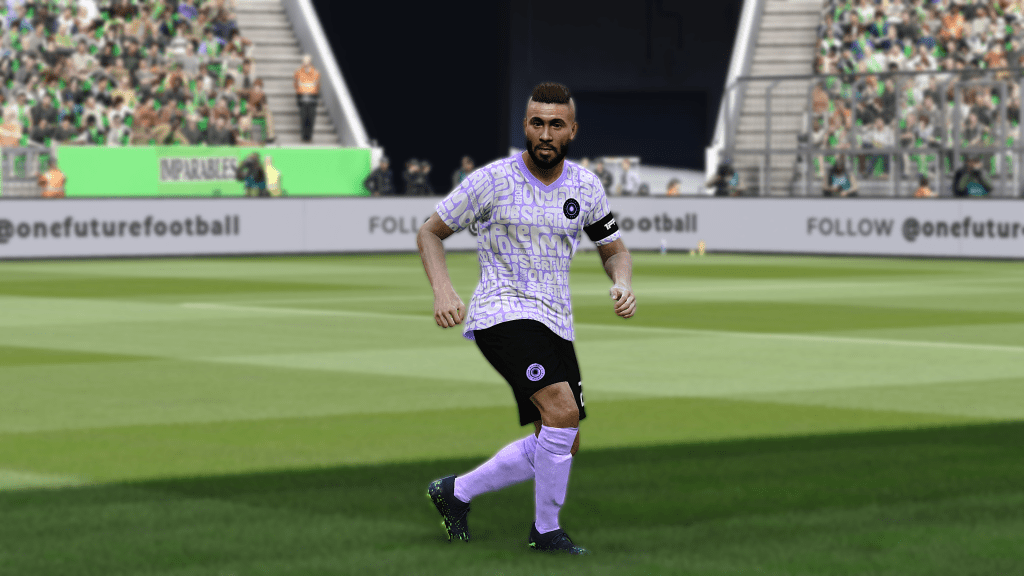 Soccer player Albano Alvarez, created with CGI by One Future Football