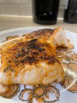 Cod cooked on Schwank infrared Grill