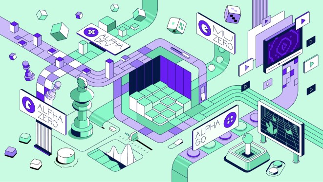 Concept illustration of DeepMind