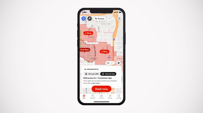 doordash app screen