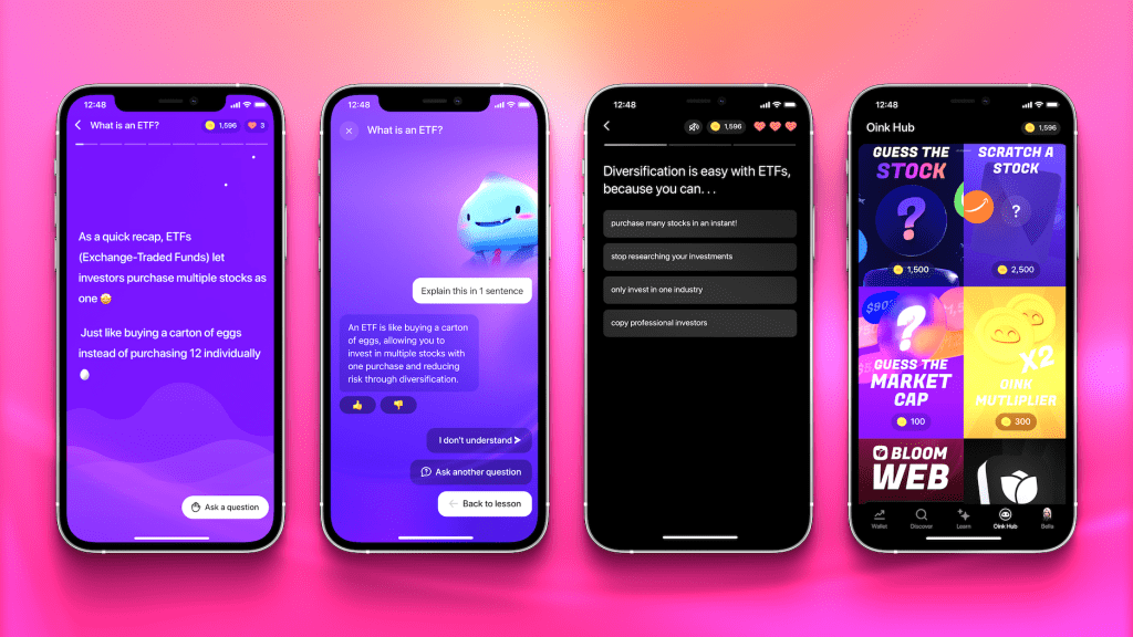 Bloom, investing app, teenagers