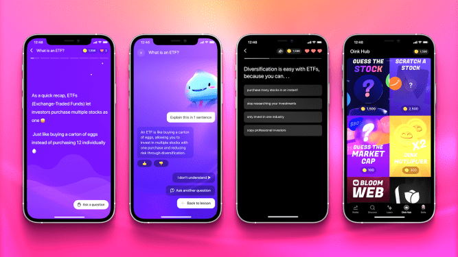 Bloom, investing app, teenagers