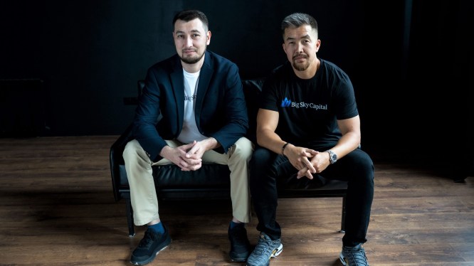 Big Sky Capital partners Adil Nurgozhin and Jahn Karsybaev