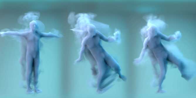 AI created bodies "floating"