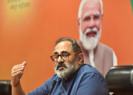 Rajeev Chandrasekhar. India's deputy minister for IT