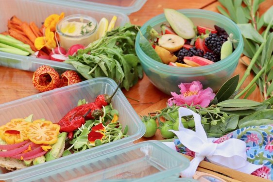 fresh food in Topanga reusable plastic containers