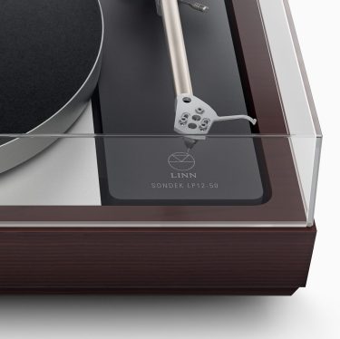 Turntable stylus under clear cover