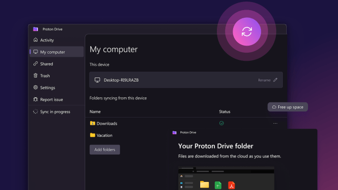Proton Drive for Windows - 3