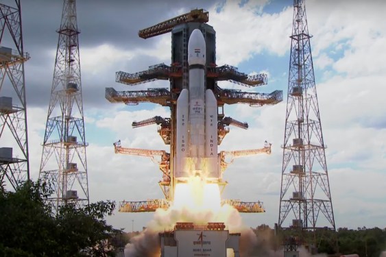 Chandrayaan 3 blasting off