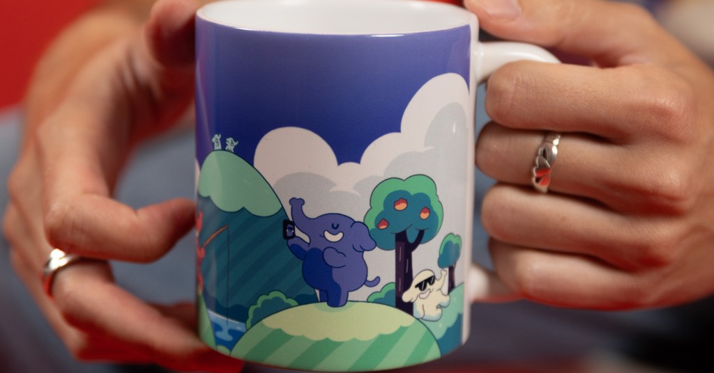 Mastodon merch: coffee mug