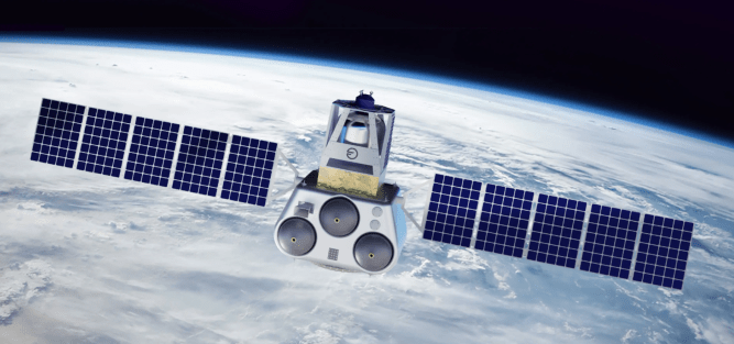 satellite in space