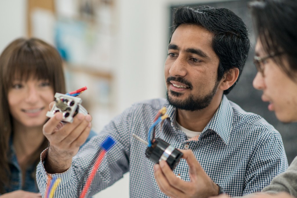 Indian engineering student