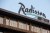 Radisson logo seen at one of their hotels in Poland.