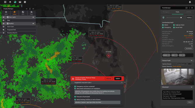 Hypergiant Command Center Common Operating Picture for Americas Critical Infrastructure