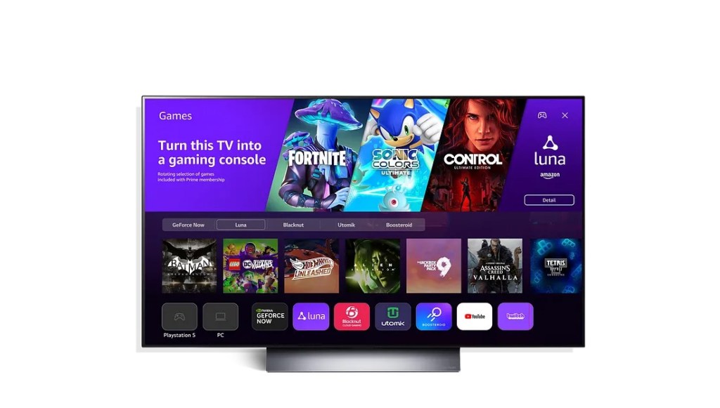 Amazon Luna gaming service is now available on LG TVs