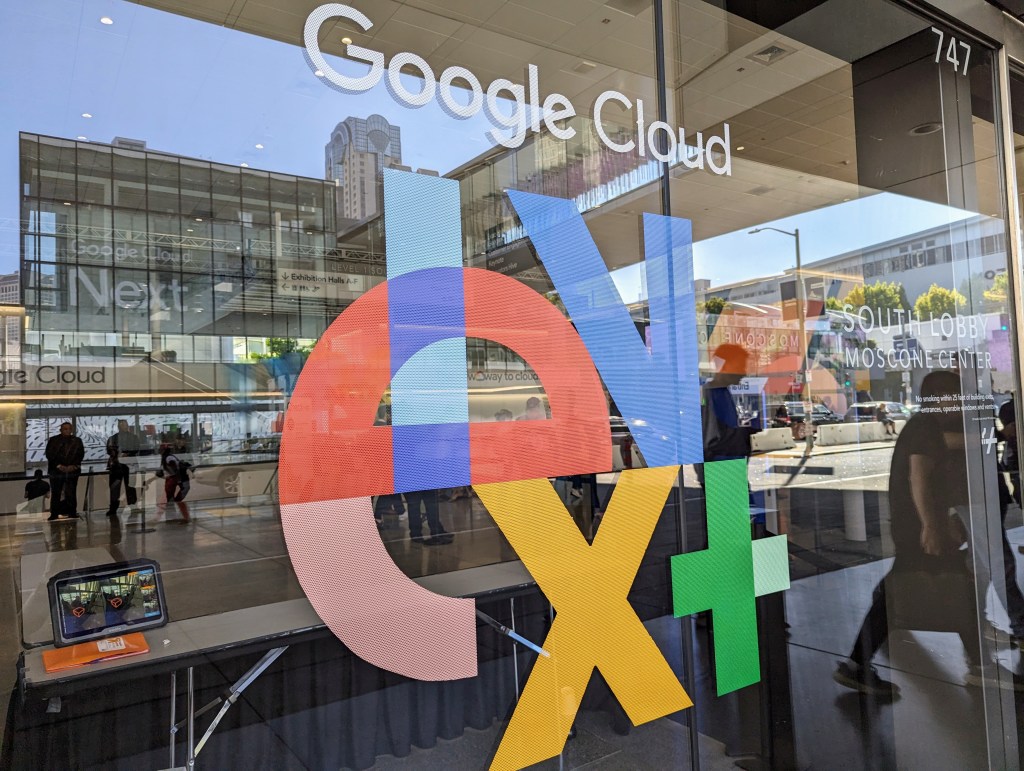 Google Cloud Next sign