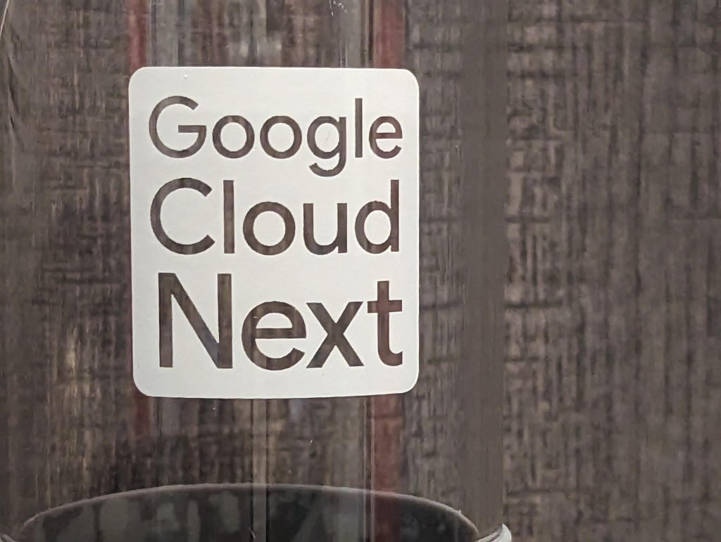 Google Cloud Next sign