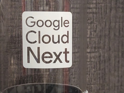 Google Cloud Next sign