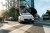 Cruise driverless taxi turning right over crosswalk