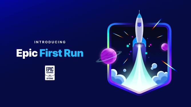 Epic First Run splash screen