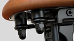 Honda Motocompacto e-scooter, close-up of rear seat shocks
