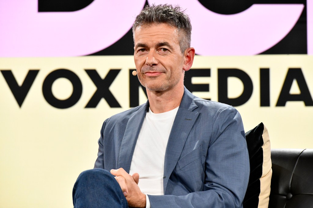 Robert Kyncl, CEO of Warner Music Group speaks onstage during Vox Media's 2023 Code Conference