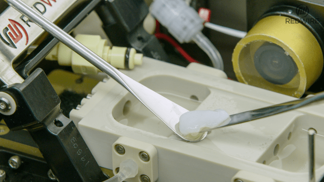 Redwire Space prints human knee cartilage in space.
