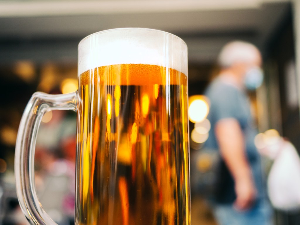 glass stein a beer