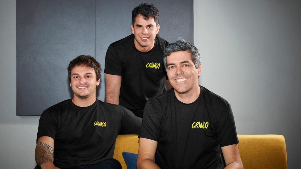Gringo co-founders, from left, Caique Carvalho, Rodrigo Colmonero and Juliano Dutra