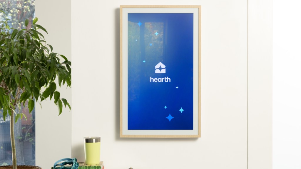 Hearth Display hanging on a wall