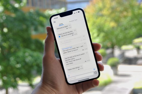 Qept app shown on a smartphone screen