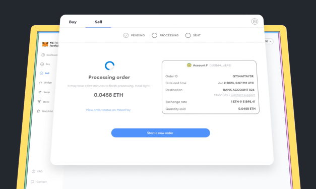 MetaMask splash screen