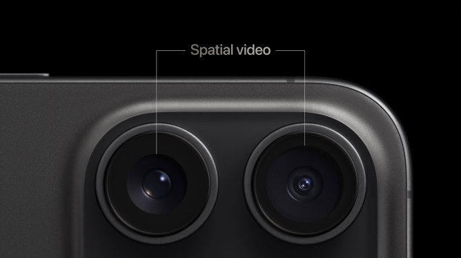 Apple iPhone 15 Pro spatial video