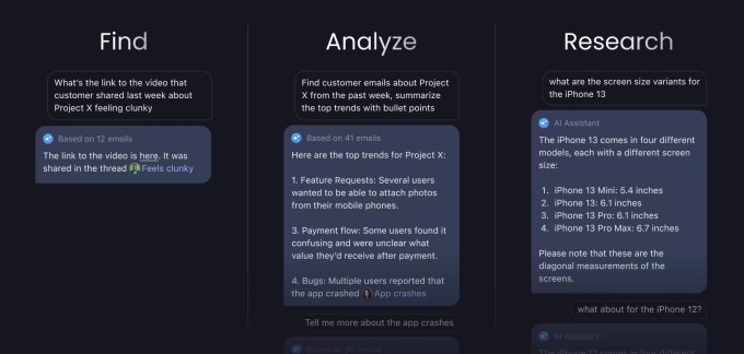 Shortwave has a new AI-powered email assistant which lets you ask questions about your email history