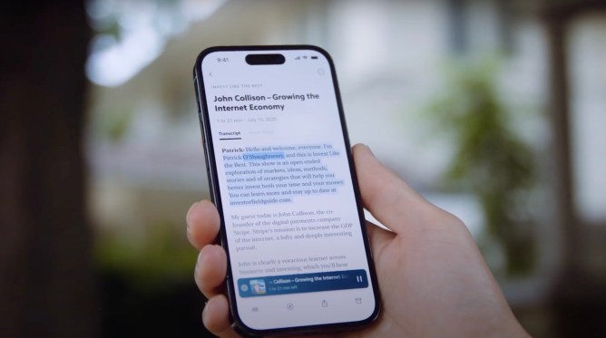 Matter app shown on smartphone screen