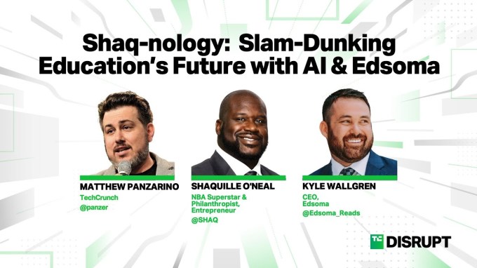 Shaq’s Investing in Educational AI With Edsoma, Learn Why | TechCrunch Disrupt 2023
