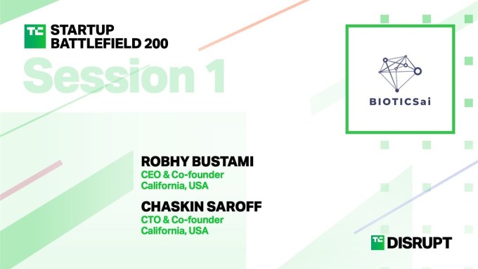 BioticsAI Pitches at Startup Battlefield | TechCrunch Disrupt 2023