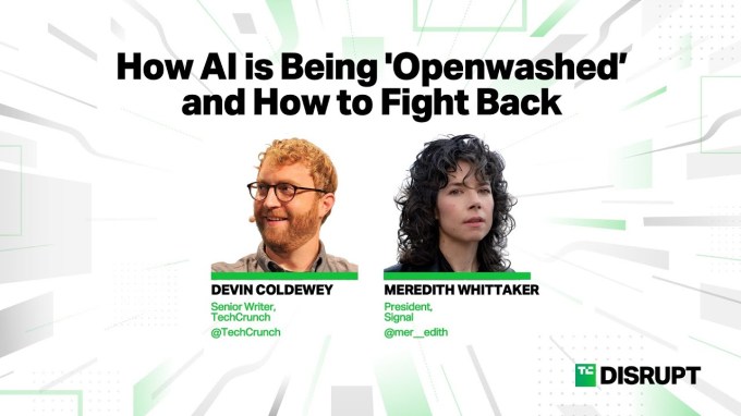 Signal’s Meredith Whittaker on AI’s Privacy Dangers | TechCrunch Disrupt 2023