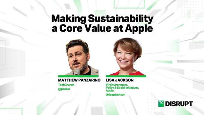 Apple’s Lisa Jackson on Climate Change, Carbon Neutral Products | TechCrunch Disrupt 2023