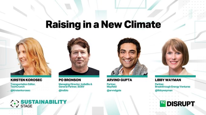 Raising for Sustainability Tech in a New Climate | TechCrunch Disrupt 2023