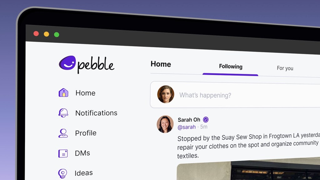 Pebble desktop