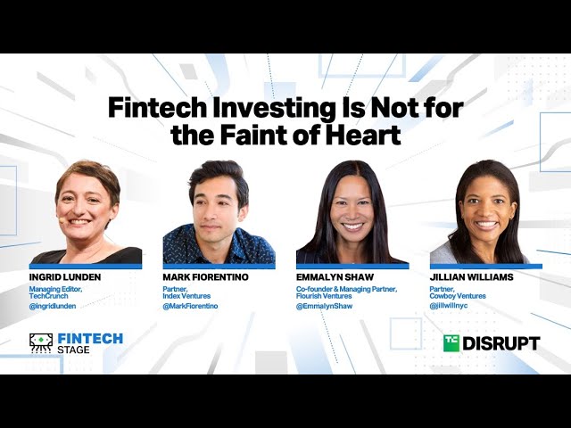 Fintech Investing Is Not for the Faint of Heart | TechCrunch Disrupt 2023