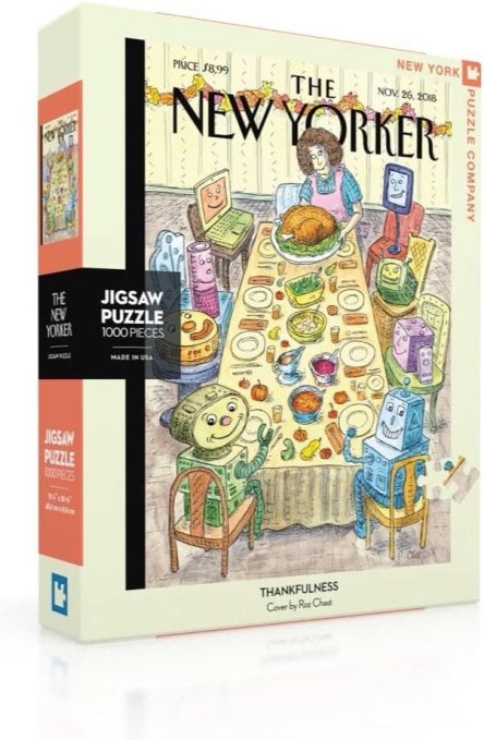 New Yorker Thankfulness 1000 Piece Jigsaw Puzzle